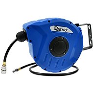 Geko self-retracting drum with pressure hose 10m, 8×12mm - Garden Hose Reel