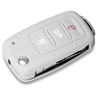 Escape6 ochranné silikónové puzdro na kľúč pre VW/Seat/Škoda s vystreľovacím kľúčom farba svetlo sivá - Obal na kľúče od auta
