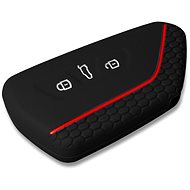 Escape6 protective silicone key case for Škoda Octavia 4, VW Golf 8 colour black - Car Key Case