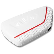 Escape6 protective silicone key case for Škoda Octavia 4, VW Golf 8 light grey - Car Key Case