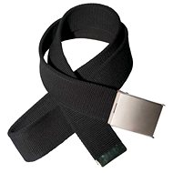 ACI black fabric belt with metal buckle 135 cm - Belt