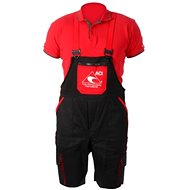 ACI work trousers with overalls, short black, size 58 - Work Trousers