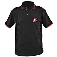 ACI T-shirt black with collar 220 g, sized 1.5 mm, col. L - T-Shirt