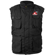 ACI vesta zateplená černá s nárameníkem - Work Vest