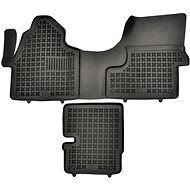 Rezaw-Plast rubber mats black with higher edge Mercedes-Benz Sprinter 06- 2 seater version, set - Car Mats