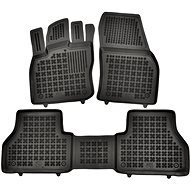Rezaw-Plast gumové koberčeky čierne s vyšším okrajom VW Caddy 20- 5 miest, sada 3 ks - Autokoberce