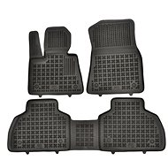 Rezaw-Plast rubber mats black with higher edge BMW X7, G07, 19- set of 3 pcs - Car Mats