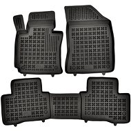 Rezaw-Plast rubber mats black with higher edge SsangYong Tivoli 15-19 set of 3 pieces - Car Mats