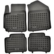 Rezaw-Plast rubber mats black with higher edge Hyundai i10, 9/19- set of 4 - Car Mats