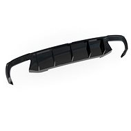 Maxton Design rear bumper insert ver.2 for Škoda Octavia RS Mk3, black glossy ABS plastic, for d -  Spoiler