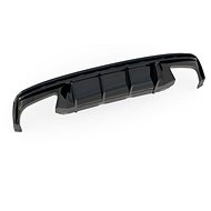 Maxton Design rear bumper insert for Skoda Octavia RS Mk4, black glossy ABS plastic -  Spoiler