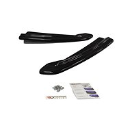 Maxton Design side diffusers under rear bumper for Skoda Superb Mk3, black glossy ABS plastic -  Spoiler