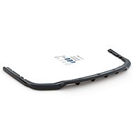 Maxton Design centre spoiler under rear bumper with ribbing for BMW X7 G07, black glossy plastic AB -  Spoiler