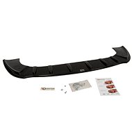 Maxton Design front bumper spoiler for Seat Leon Mk1, black glossy ABS plastic -  Spoiler
