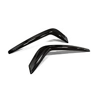 Maxton Design front bumper bezels for Škoda Superb Mk3, black glossy ABS plastic -  Spoiler