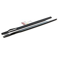 Maxton Design diffusers under side sills for BMW X6 G06 M-Pack, black glossy ABS plastic -  Spoiler