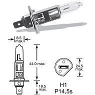 Lucas H1 55W P14,5s - Car Bulb