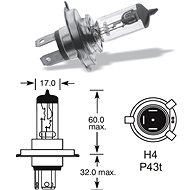 Lucas H4 60-55W P43t - Car Bulb