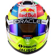 Red Bull 1:2 Checo Perez Season 2023 Mini Helmet - Collector's Set