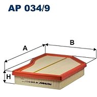 FILTRON air filter AP 034/9 - Air Filter