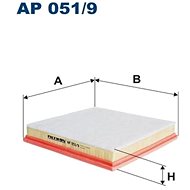 FILTRON air filter AP 051/9 - Air Filter