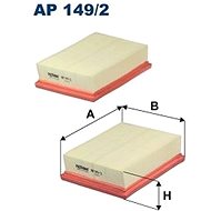 FILTRON air filter AP 149/2-2x - Air Filter