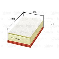 VALEO air filter 585231 - Air Filter