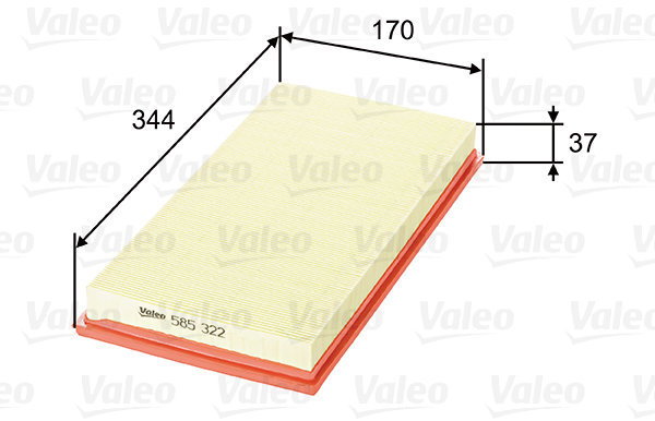 VALEO air filter 585322 - Air Filter