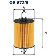 FILTRON Oil filter OE 672/8 - Oil Filter