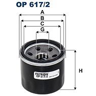 FILTRON Olejový filter OP 617/2 - Olejový filter