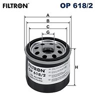 FILTRON Oil filter OP 618/2 - Oil Filter