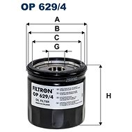 FILTRON Oil filter OP 629/4 - Oil Filter