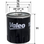 VALEO Oil filter 586157 - Oil Filter