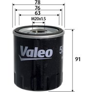 VALEO 586156 - Olajszűrő