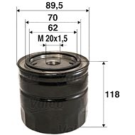 VALEO Oil filter 586035 - Oil Filter