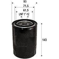VALEO Oil filter 586105 - Oil Filter