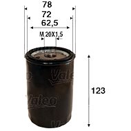VALEO Oil filter 586109 - Oil Filter
