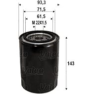 VALEO Oil filter 586113 - Oil Filter