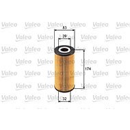 VALEO Olejový filter 586522 - Olejový filter