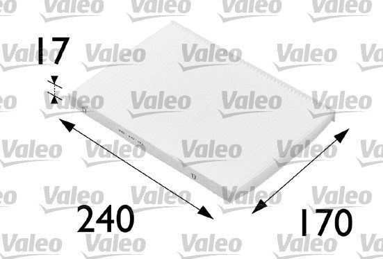 VALEO Cabin filter 698689 - Cabin Air Filter