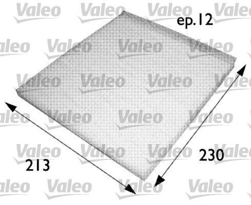 VALEO Cabin filter 698691 - Cabin Air Filter