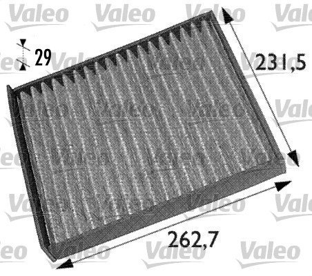 VALEO Cabin filter 698708 - Cabin Air Filter