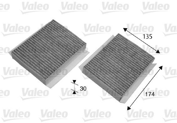 VALEO Filter, interior air 698747 - Cabin Air Filter