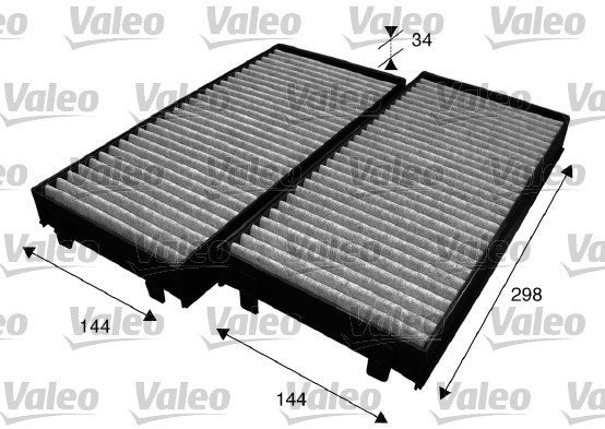 VALEO Filter, interior air 715584 - Cabin Air Filter