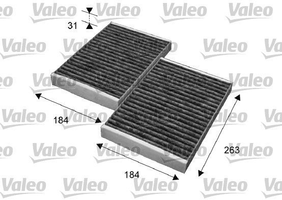 VALEO Filter, interior air 715643 - Cabin Air Filter