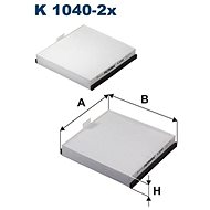 FILTRON Filter, indoor air K 1040-2x - Cabin Air Filter