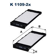 FILTRON Filter, indoor air K 1109-2x - Cabin Air Filter