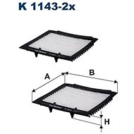 FILTRON Filter, indoor air K 1143-2x - Cabin Air Filter
