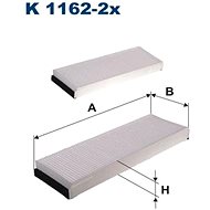 FILTRON Filter, indoor air K 1162-2x - Cabin Air Filter