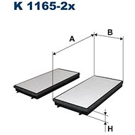 FILTRON Filter, indoor air K 1165-2x - Cabin Air Filter